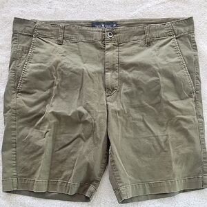 Psycho Bunny Khaki Flat Front Shorts